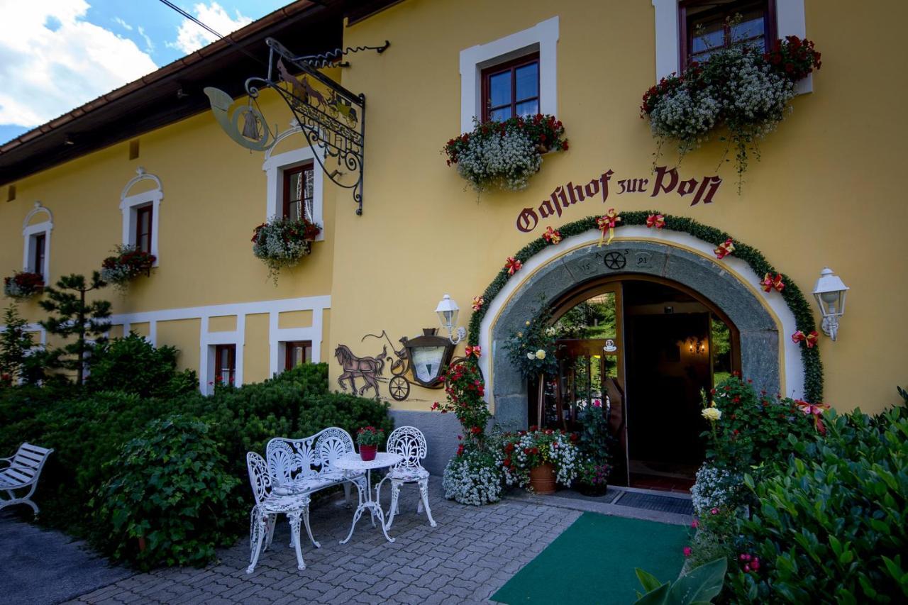 Ferienhotel Gasthof Zur Post ウンタータウエルン エクステリア 写真